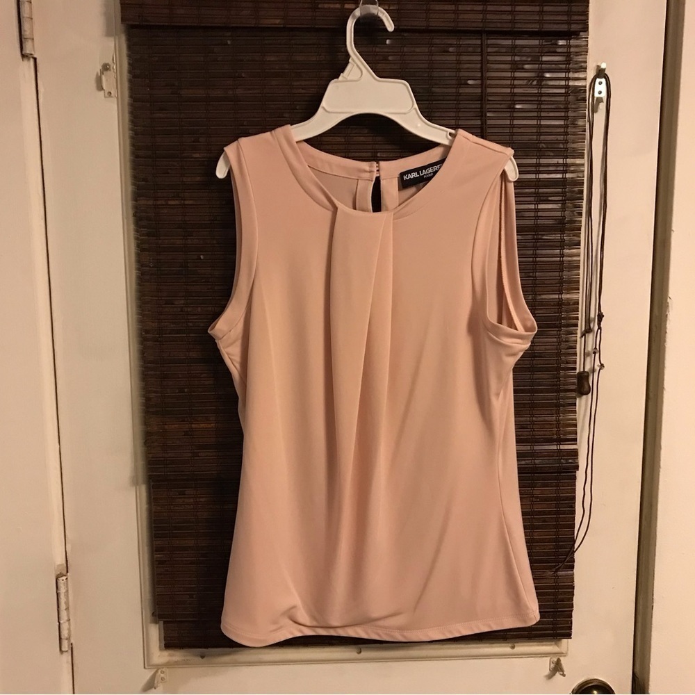 Karl Langerfeld  Paris Lined Sleeveless Blouse